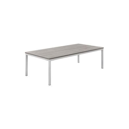 Interion® Wood Coffee Table With Steel Frame - 48 X 24 - Gray